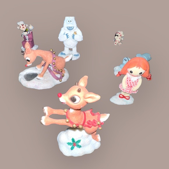 Vintage Enesco Rudolph & The Island of Misfit Toys Lot - Picture 2 of 16